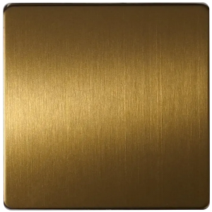 Golden yellow hairline brushed stainless steel plate