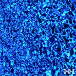 Sea blue small ripple metal sheet with fine wave texture for decorative architectural panels
