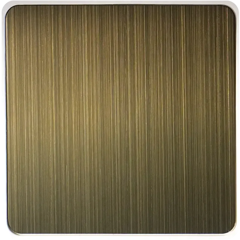 LS-21 Brushed Stainless Steel Plate - Premium Finish Steel Sheet