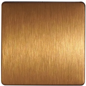 Antique bronze brushed texture stainless steel plate