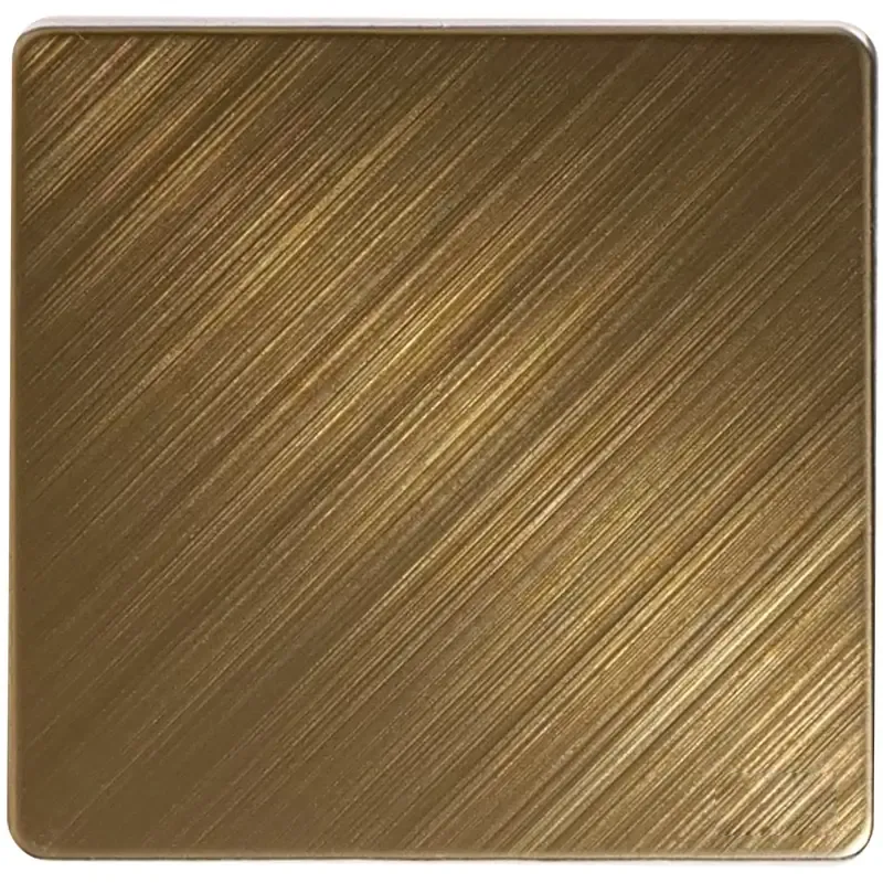 LS-37 Brushed Stainless Steel Plate - Premium Finish Steel Sheet