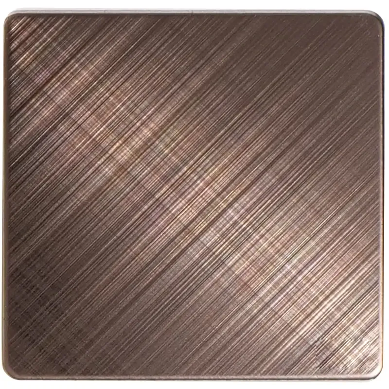 LS-39 Brushed Stainless Steel Plate - Premium Finish Steel Sheet
