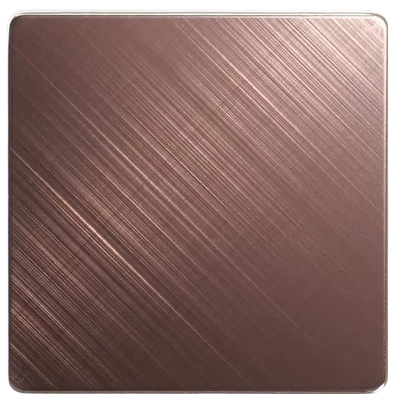 LS-40 Brushed Stainless Steel Plate - Premium Finish Steel Sheet