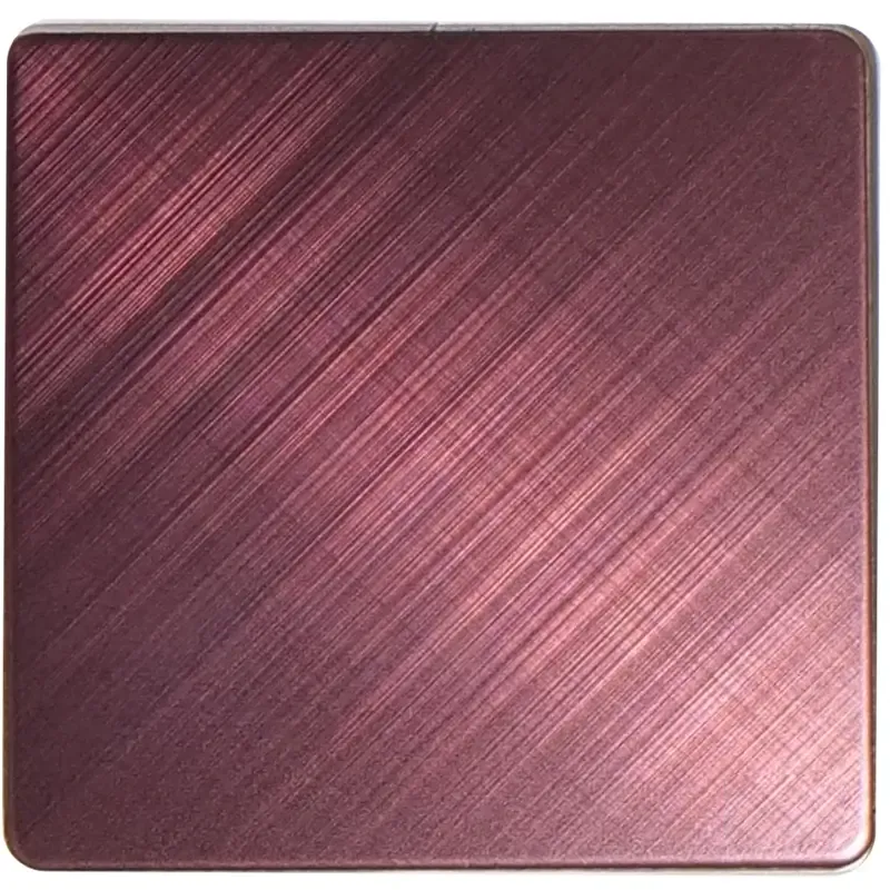 LS-41 Brushed Stainless Steel Plate - Premium Finish Steel Sheet