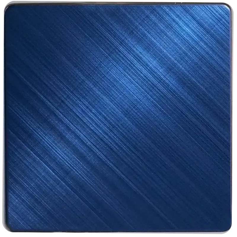 LS-44 Brushed Stainless Steel Plate - Premium Finish Steel Sheet