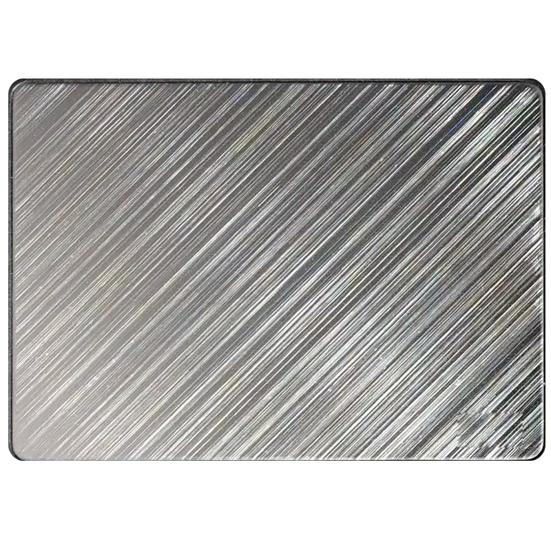 LS-58 Brushed Stainless Steel Plate - Premium Finish Steel Sheet