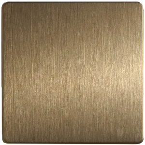 LS-08 Brushed Stainless Steel Plate - Premium Finish Steel Sheet