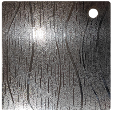 Hairline pattern etched stainless steel plate by XinYe Steel