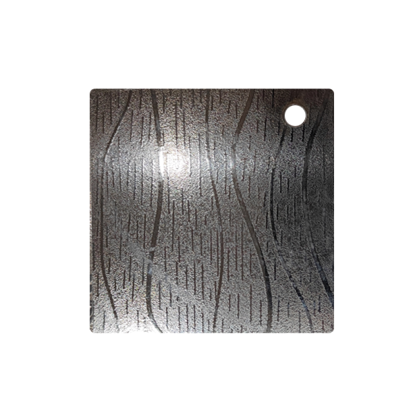 Stainless steel etched embossed plate—CD-03