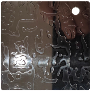 Etched stainless steel sheet with irregular artistic patterns from XinYe Steel