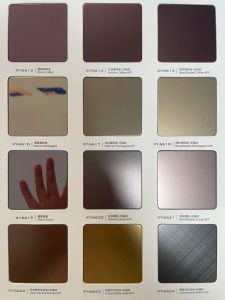 Mirror stainless steel sheet product catalog from XinYe Steel