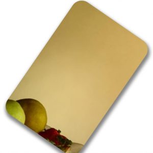 Titanium gold mirror stainless steel sheet from XinYe Steel