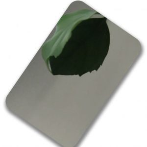 Polished finish stainless steel sheet – smooth reflective metal panel with high-gloss surface