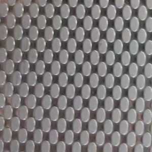 Stainless steel embossed sheets - big ellipse