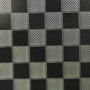 Stainless steel embossed sheets - big grid points