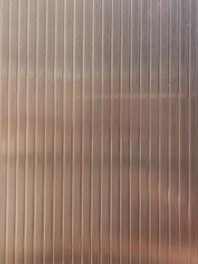 Stainless steel embossed sheets - coarse lineation