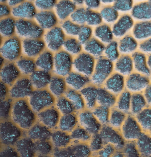 Stainless steel embossed sheets - colorful-hammer-strike