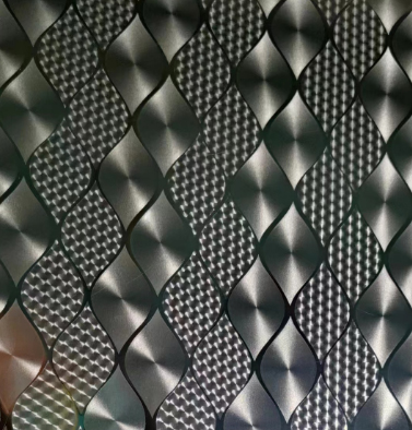 Stainless steel embossed sheets - fiwe dazzling colors