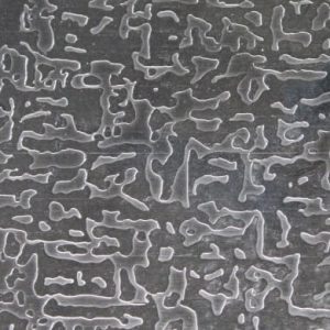 stainless steel embossed sheet with oracle bone script pattern, ancient carved character texture for decorative panels