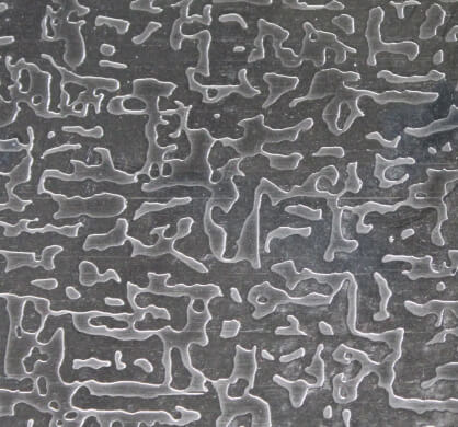 Stainless steel embossed sheets - free grain