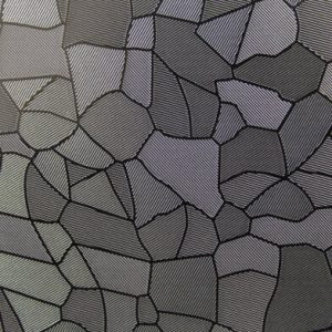 Stainless steel embossed sheets - ice bamboo pattern