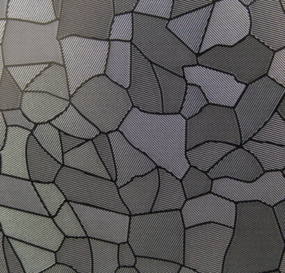 Stainless steel embossed sheets - ice bamboo pattern