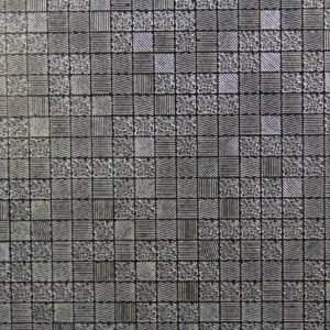 Stainless steel embossed sheets - mosaic