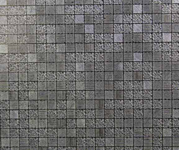 Stainless steel embossed sheets - mosaic
