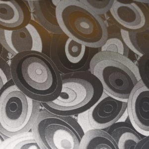 stainless steel embossed sheet with phoenix feather pattern, textured decorative metal panel