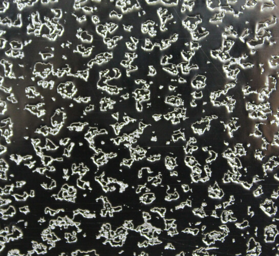 Stainless steel embossed sheets - rock grain