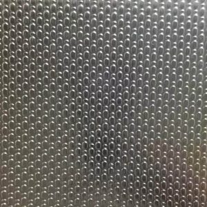 Stainless steel embossed sheets - small pearly light
