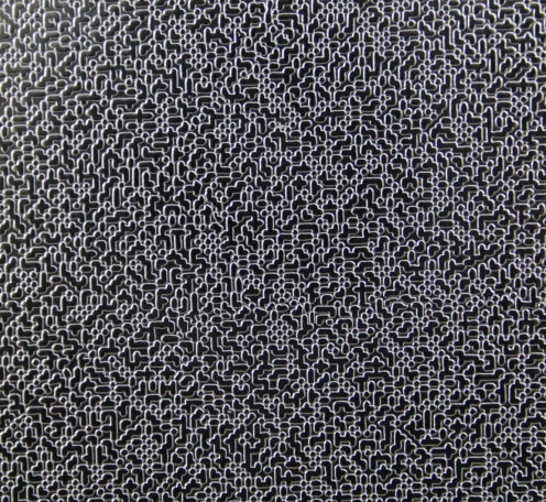 Stainless steel embossed sheets - worm print