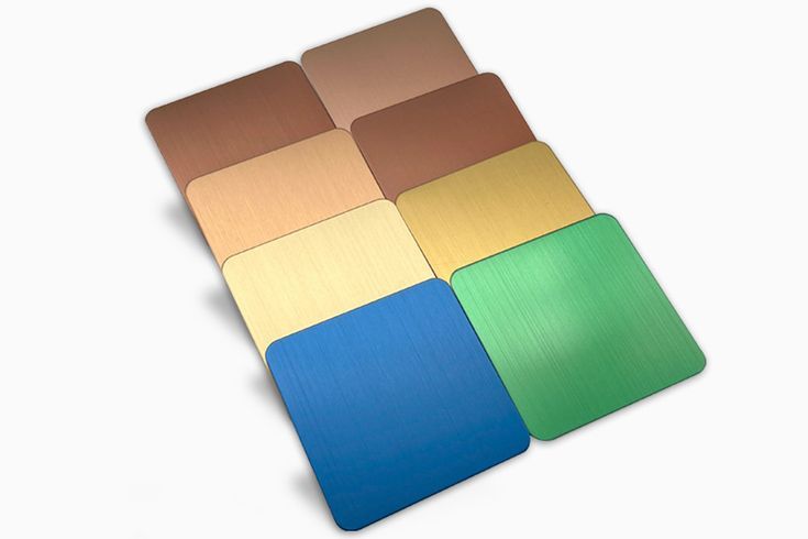 Durable Colored Stainless Steel Sheets with PVD Coating and Finishes