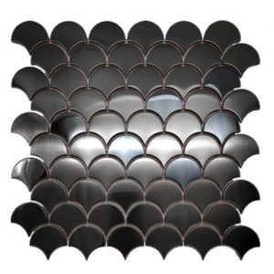Fish scale shaped stainless steel metal mosaic decorative tile from XinYe Steel